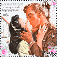 Back home... Love you and happy you are safe - GIF animé gratuit