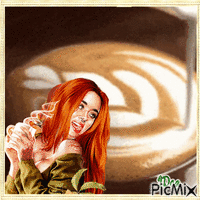 Cappuccino animēts GIF