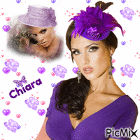 lady violet GIF animé