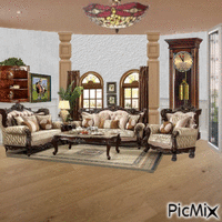 Wohnzimmer animuotas GIF