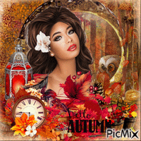 happy autumn to you all - GIF animé gratuit