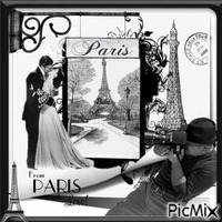 Paris. City of love animovaný GIF