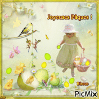 Joyeuses Pâques ! анимирани ГИФ