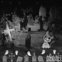 graveyard - Zdarma animovaný GIF