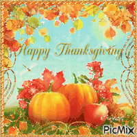 Happy Thanksgiving animasyonlu GIF