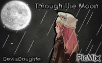 Through the moon