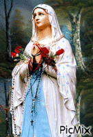 Virgen María - GIF animado gratis