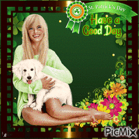 17. March. St. Patricks Day. Have a Good Day - Kostenlose animierte GIFs
