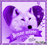 Bonsoir les loups - Бесплатный анимированный гифка