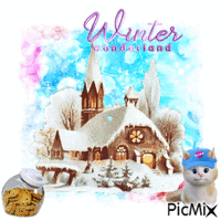 Winter Wonderland Fantasy animuotas GIF