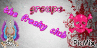 groupe freaky club animált GIF