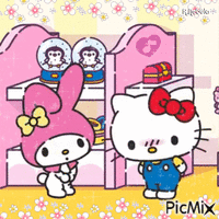 Hello Kitty - Gratis geanimeerde GIF