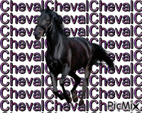 Cheval - Bezmaksas animēts GIF