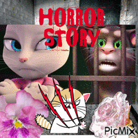 Contest: Talking Tom and Andrea GIF animé