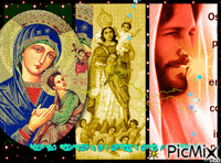 JESUS E MARIA. GIF animasi