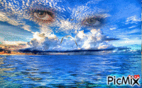 sky sea - GIF animado gratis
