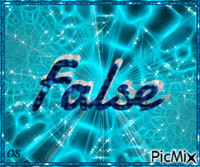 False GIF animé