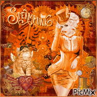 Steampunk Orange - 無料のアニメーション GIF