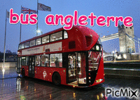 bus angleterre - 免费动画 GIF