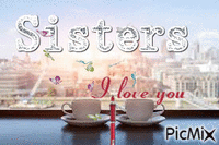 sisters - GIF animé gratuit