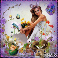 Easter woman