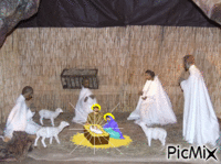 Naissance de Jésus - Bezmaksas animēts GIF