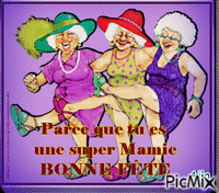 Bonne fête à toutes les Mamies de France et du monde entier.
