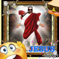 JESUS 2.0?!?!?! GIF animé