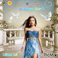 Princesse Sarah - GIF animate gratis