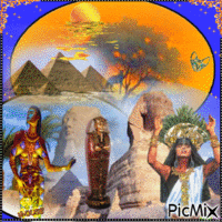 VISITE en EGYPTE animovaný GIF