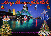 Merry Christmas Jolie - GIF animasi gratis