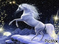 Unicorn - Ilmainen animoitu GIF