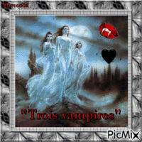 3 vampires - 無料のアニメーション GIF