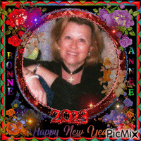 Simplement moi, Andie - BONNE ANNEE, HAPPY NEW YEAR - Darmowy animowany GIF