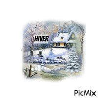 hiver - Бесплатный анимированный гифка
