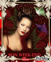 BON WEEK-END A TOUS ♥♥♥ animovaný GIF