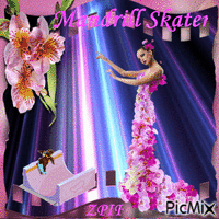Madrill Skater animovaný GIF