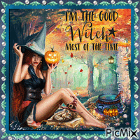 I'm The Good Witch Most of the Time - GIF animado grátis