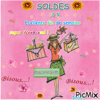 soldes,  juillet ! - Free animated GIF