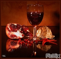 гранатовое вино - Bezmaksas animēts GIF