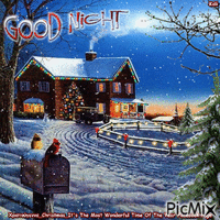 christmas good night アニメーションGIF