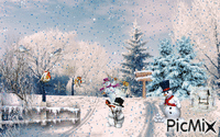 vinterglede - Darmowy animowany GIF