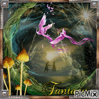 Fantasy Night - Бесплатный анимированный гифка