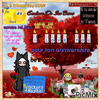 puro anniversaire d'amour - Free animated GIF