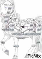 unicorn animowany gif