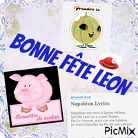 bonne fête Léon 2022 - 無料のアニメーション GIF