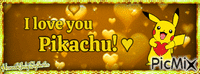 [♥I love you Pikachu - Banner♥] - Ilmainen animoitu GIF