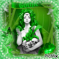 Gothic green Animated GIF