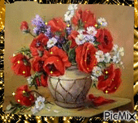 Mis nuevas flores - GIF animasi gratis