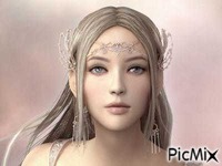 Princesse elfe - GIF animé gratuit